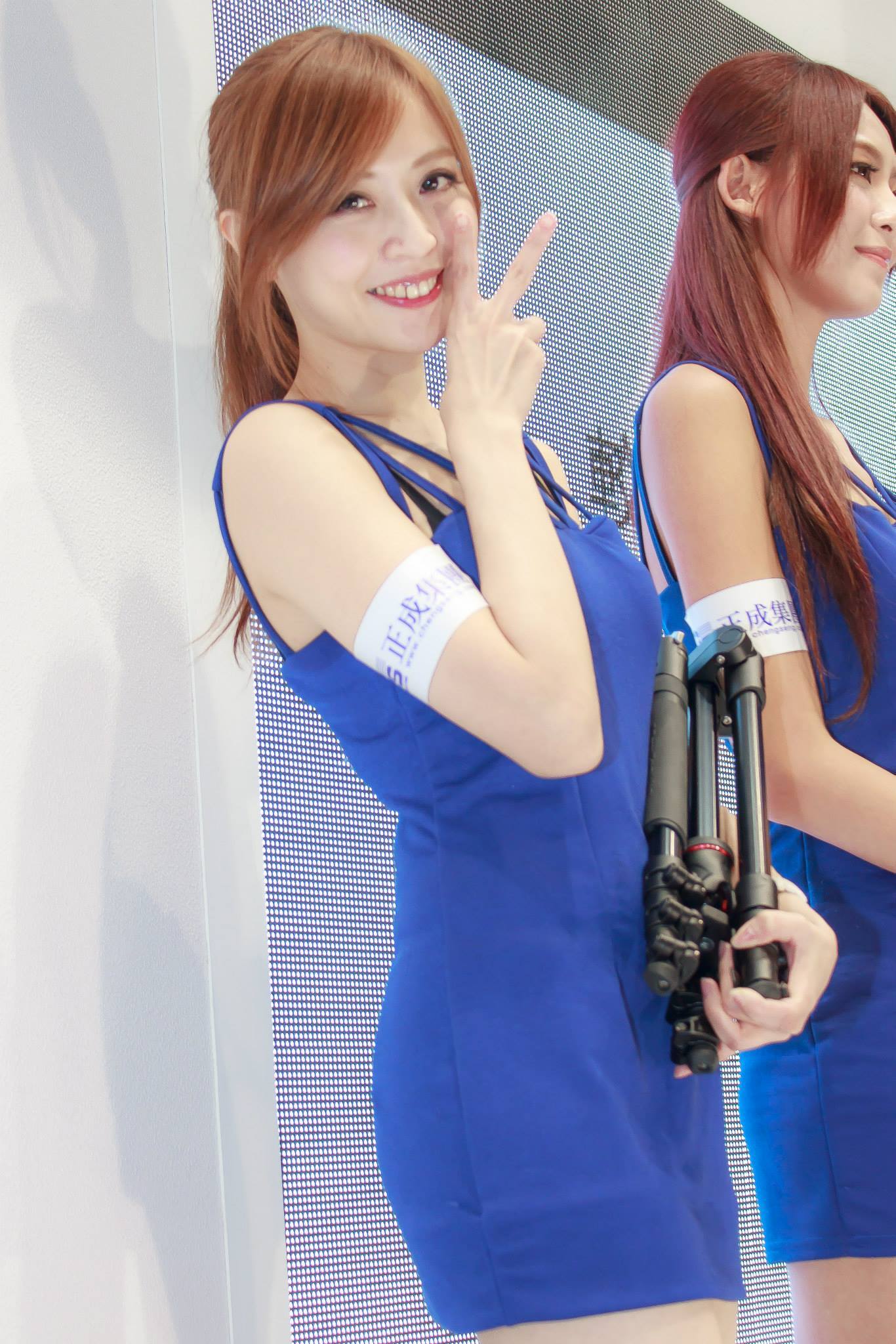 Winnie Lucy 双人合影 2013台北摄影器材展